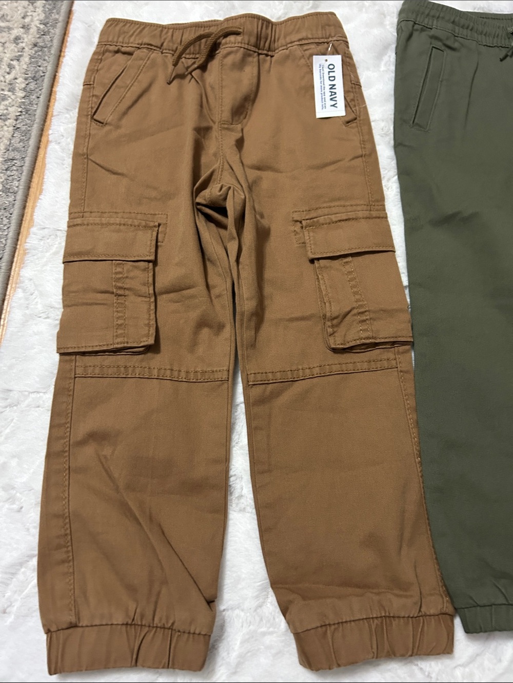 Old Navy Kids Jogger Pants in Brown, Olive & Navy - Picture 2 of 6